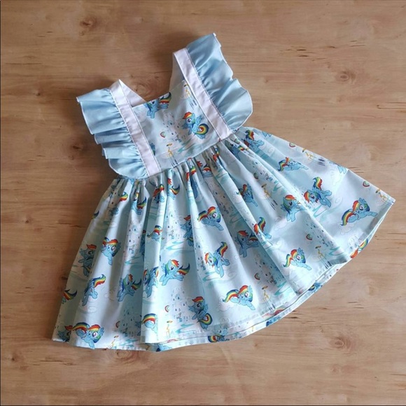 Other - Rainbow 🌈 dash custom dress size 3T